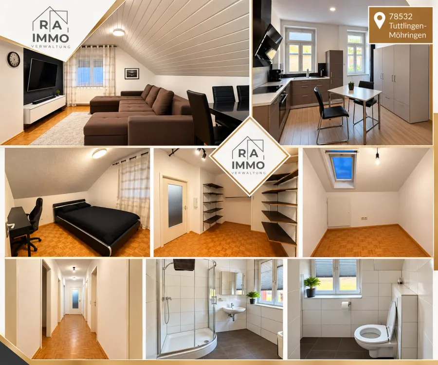 Ansicht: 3 Zimmer Wohnung in 78532 Möhringen